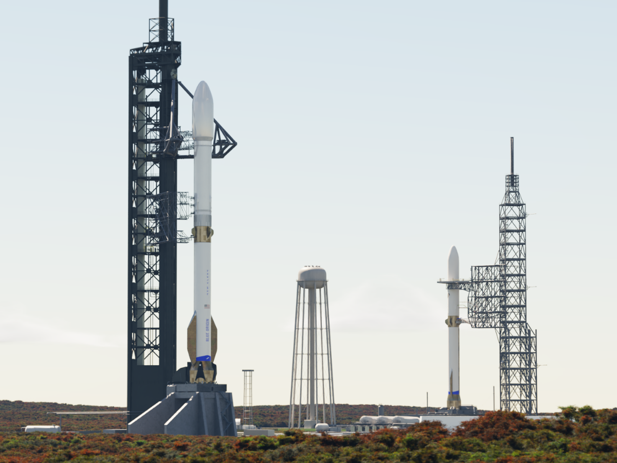A render of LC-36B with LC-36A in the distance