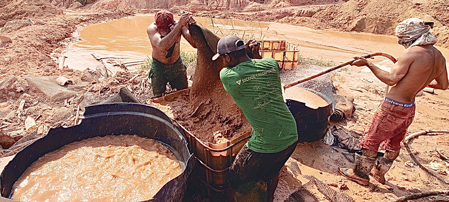 Gold Mining in Brazilian Amazon