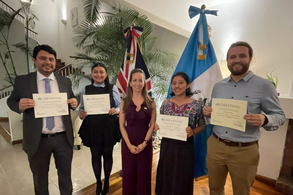 Guatemala and Honduras Chevening Scholars Announced for 2026-27