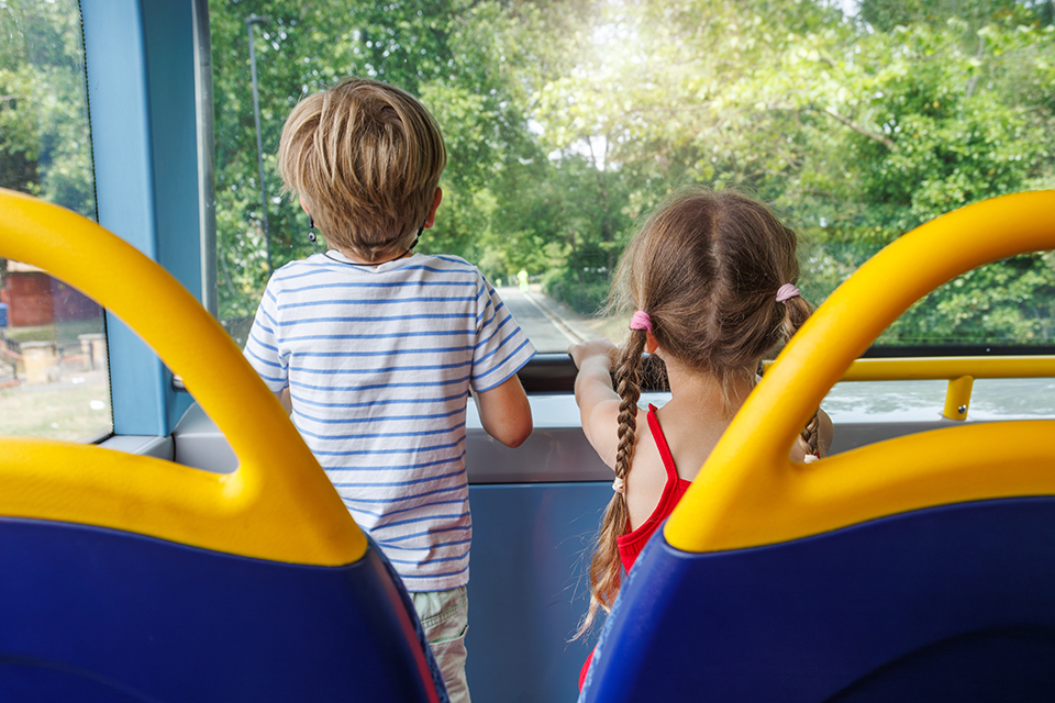 Kids on Bus
