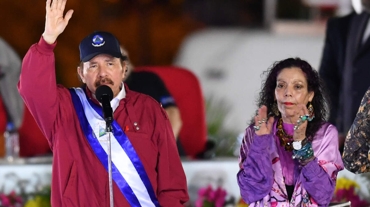 Rosario Murillo and Daniel Ortega