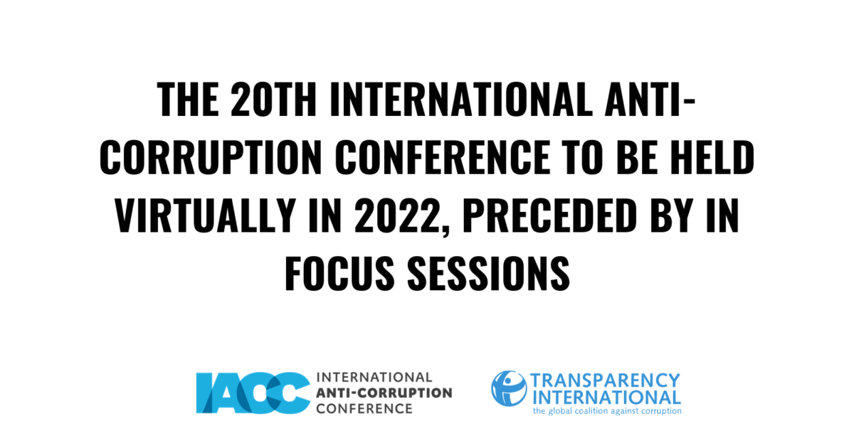 20th Edition of the International Anti-Corruption Conference