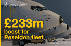 £230m Boost for RAF Submarine-Hunter Fleet