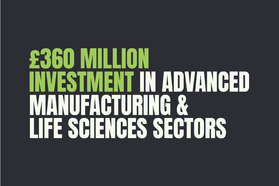 £360 Million to Boost British Manufacturing and R&D