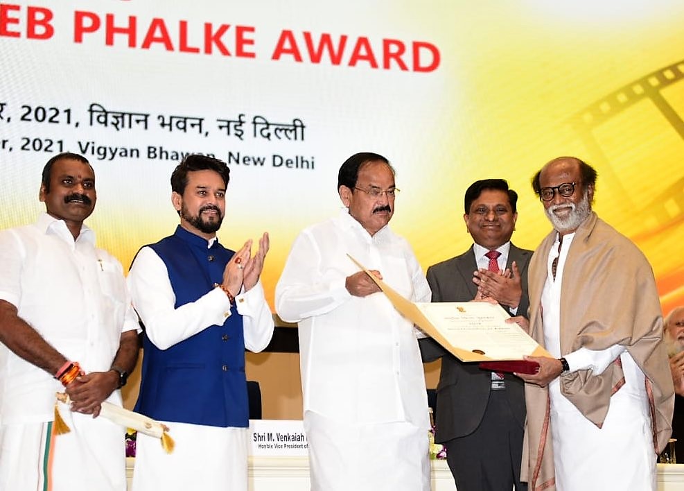 51st Dada Saheb Phalke Award to Rajnikant