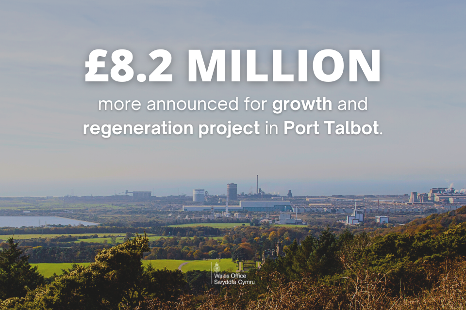 £8 Million for Port Talbot Growth and Regeneration Project
