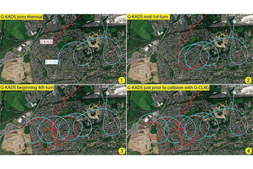 AAIB Report: Ventus-2CT, G-KADS and E1 Antares, G-CLXG, on 17 August 2023