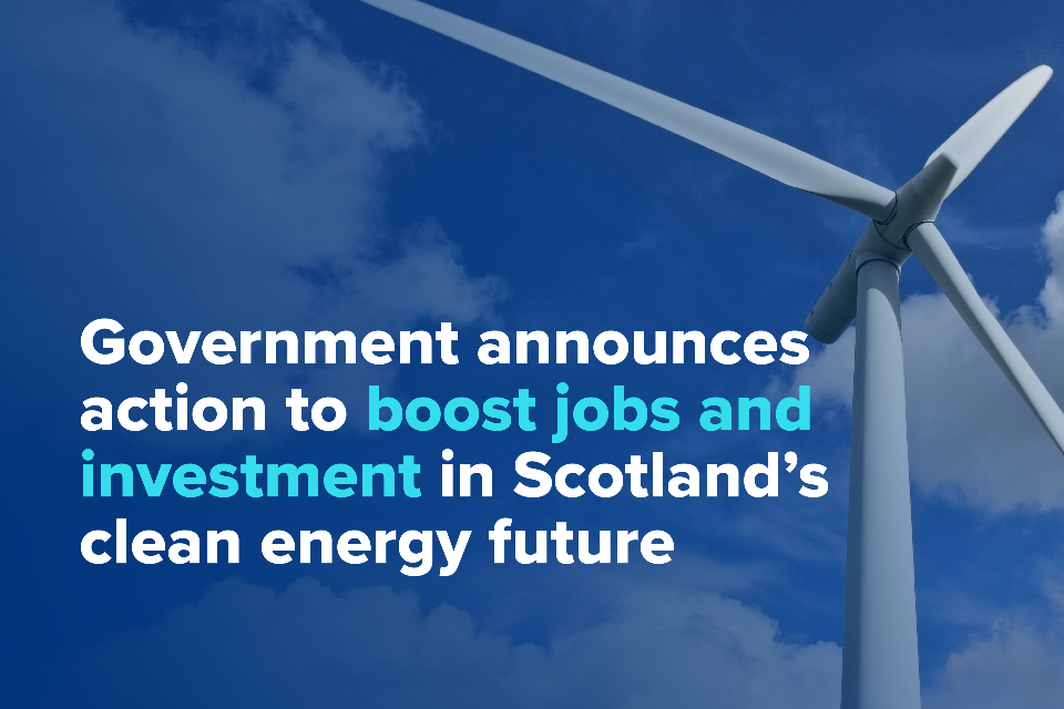 Action to Boost Jobs and Investment for Clean Energy in Scotland