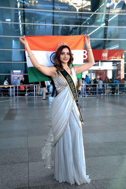 Anuradha Garg, Representing India for Mrs. Globe