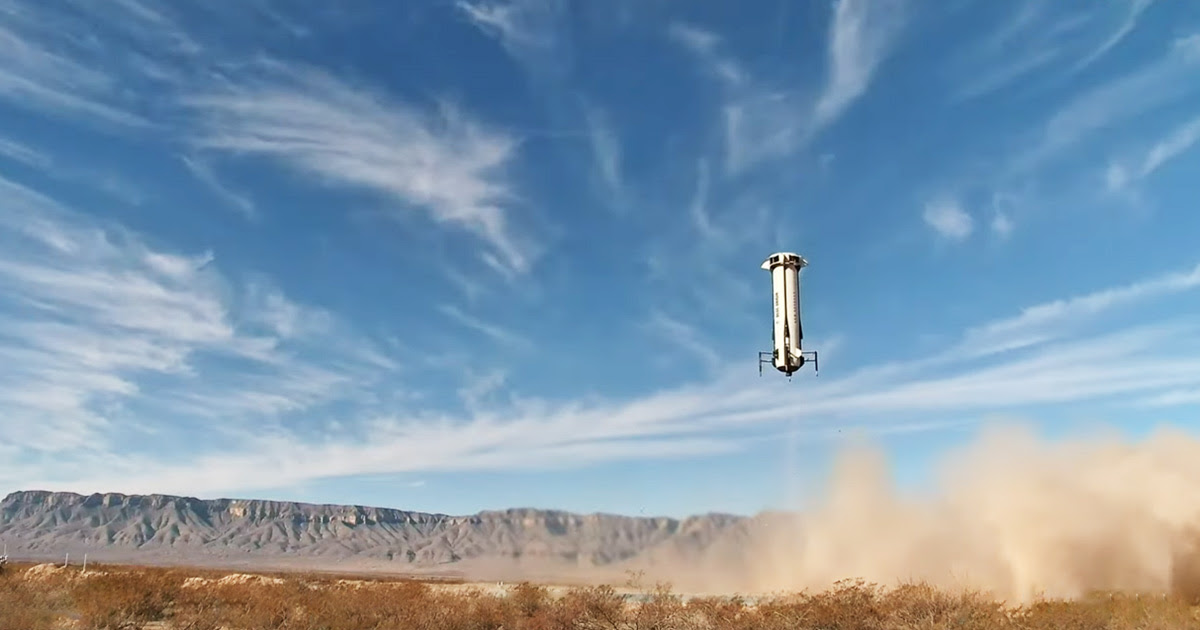 Blue Origin Completes 29th New Shepard Mission, Successfully Simulates Lunar Gravity