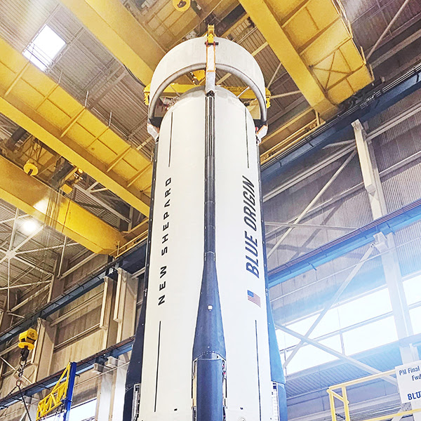 Blue Origin Debuts Second Human-Rated New Shepard Rocket To Meet Demand