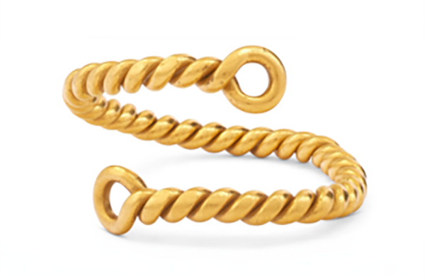Celtic Gold Twisted Torc Bracelet at Risk of Leaving the UK