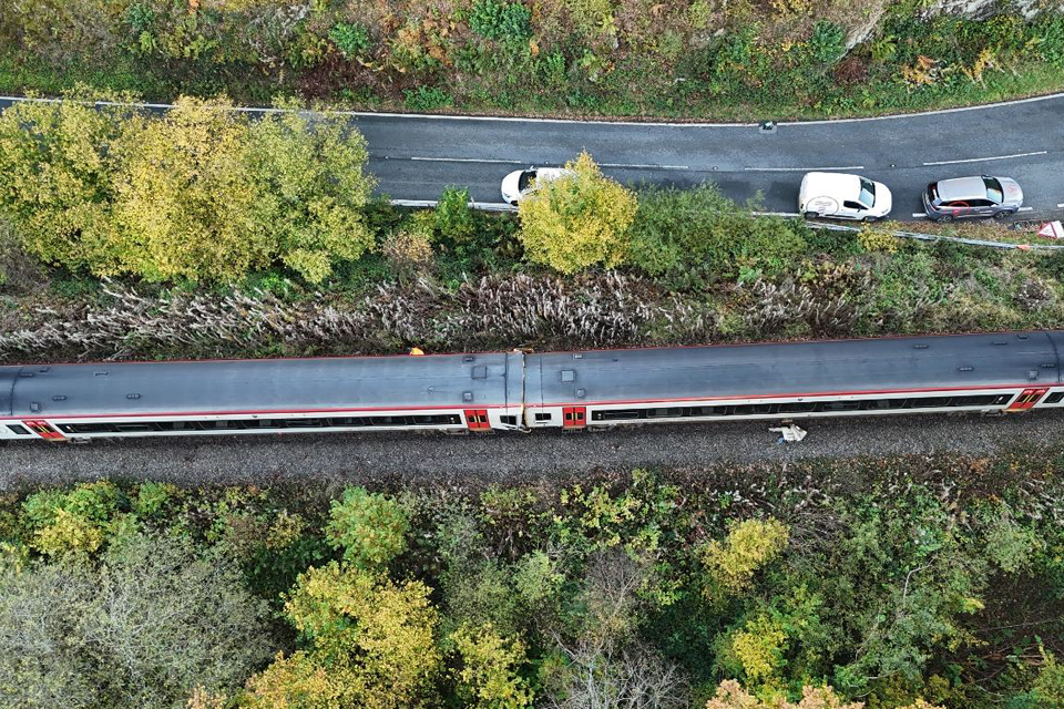 Collision Between Passenger Trains Near Talerddig