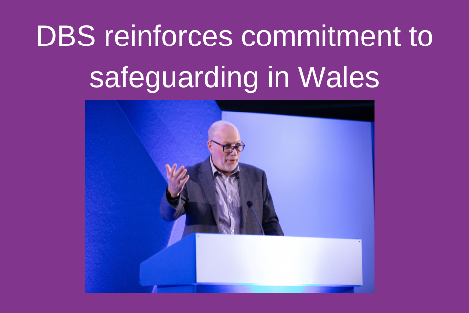 Jeff James, DBS’ Chief Executive, providing a speech
