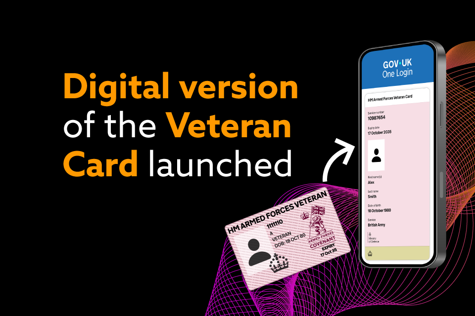 Digital Version of Veteran Card Launched for Quicker and Easier Access to Support