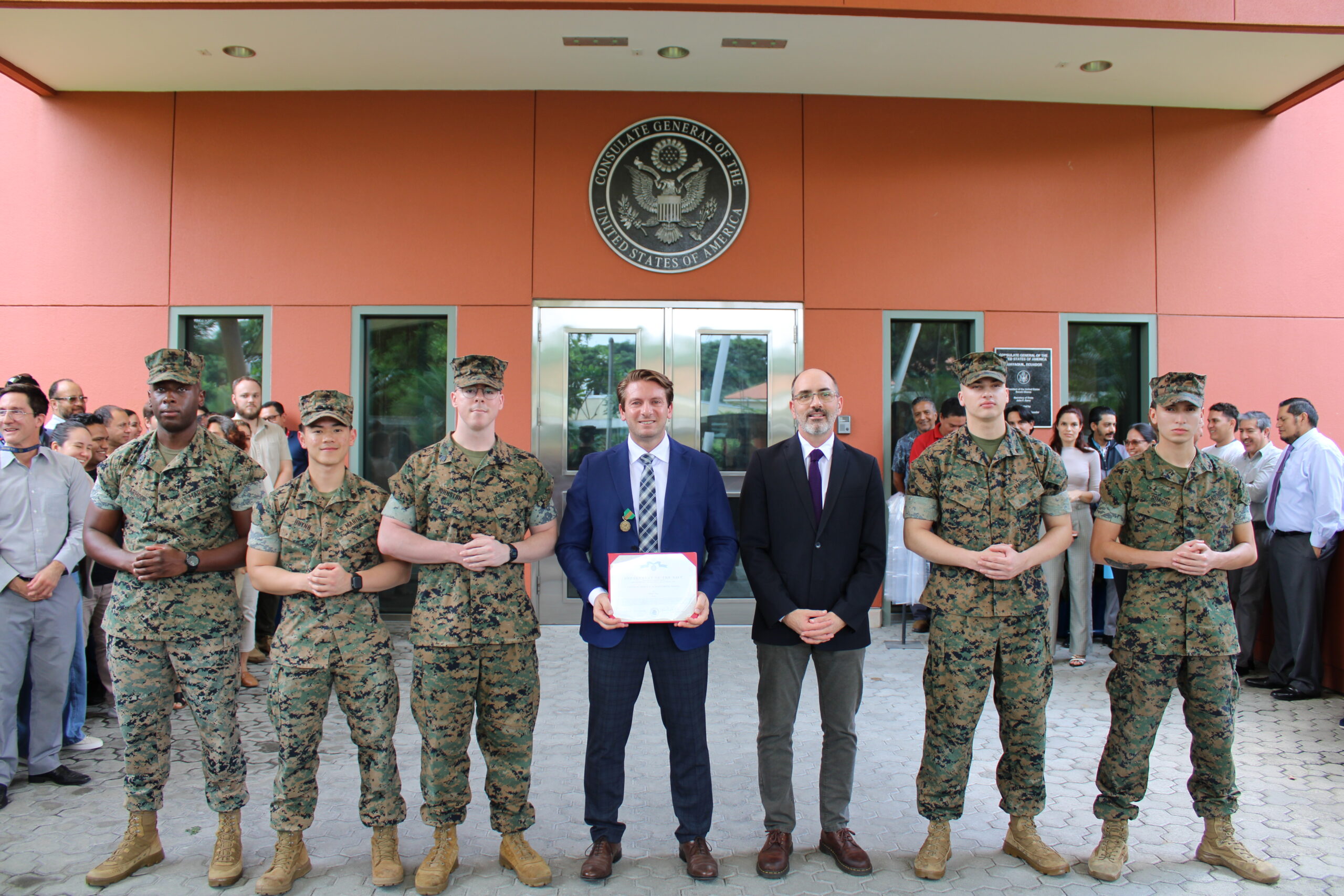 DSS Special Agent at U.S. Consulate Guayaquil Awarded Navy Civilian Service Achievement Medal