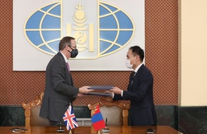 HMA Malone and Deputy Foreign Minister Munkhjin.B