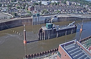 Boats will be able to pass through the Boston Barrier for the first time since construction began