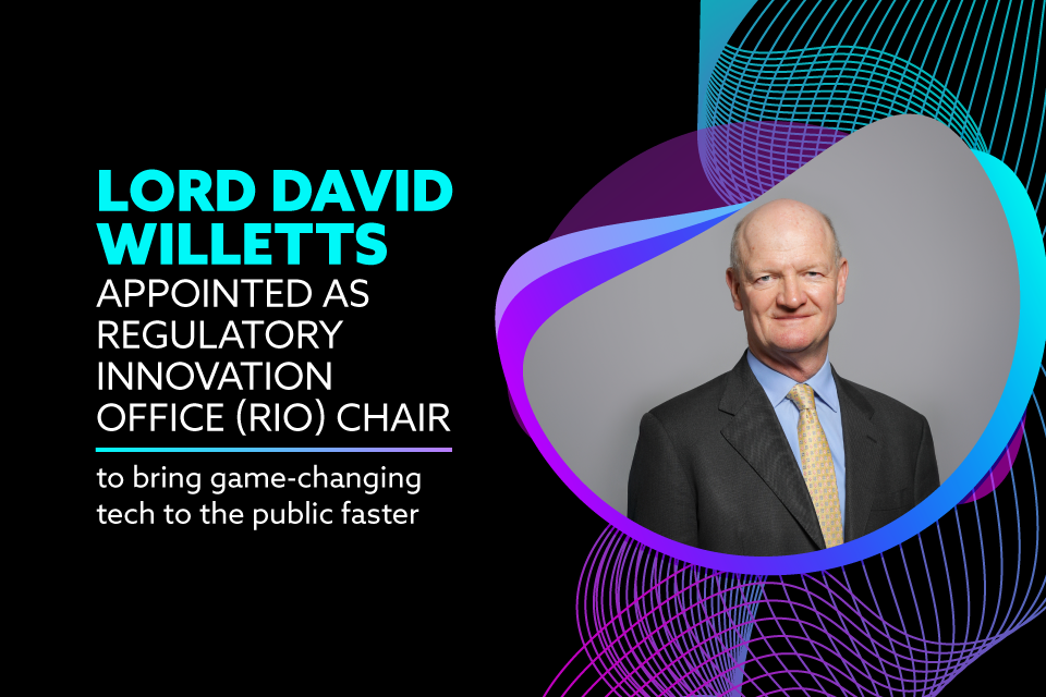 Former Science Minister Appointed as Innovative Regulation Chair to Bring Game-Changing Tech Like Drone Medicine Deliveries to the Public Faster