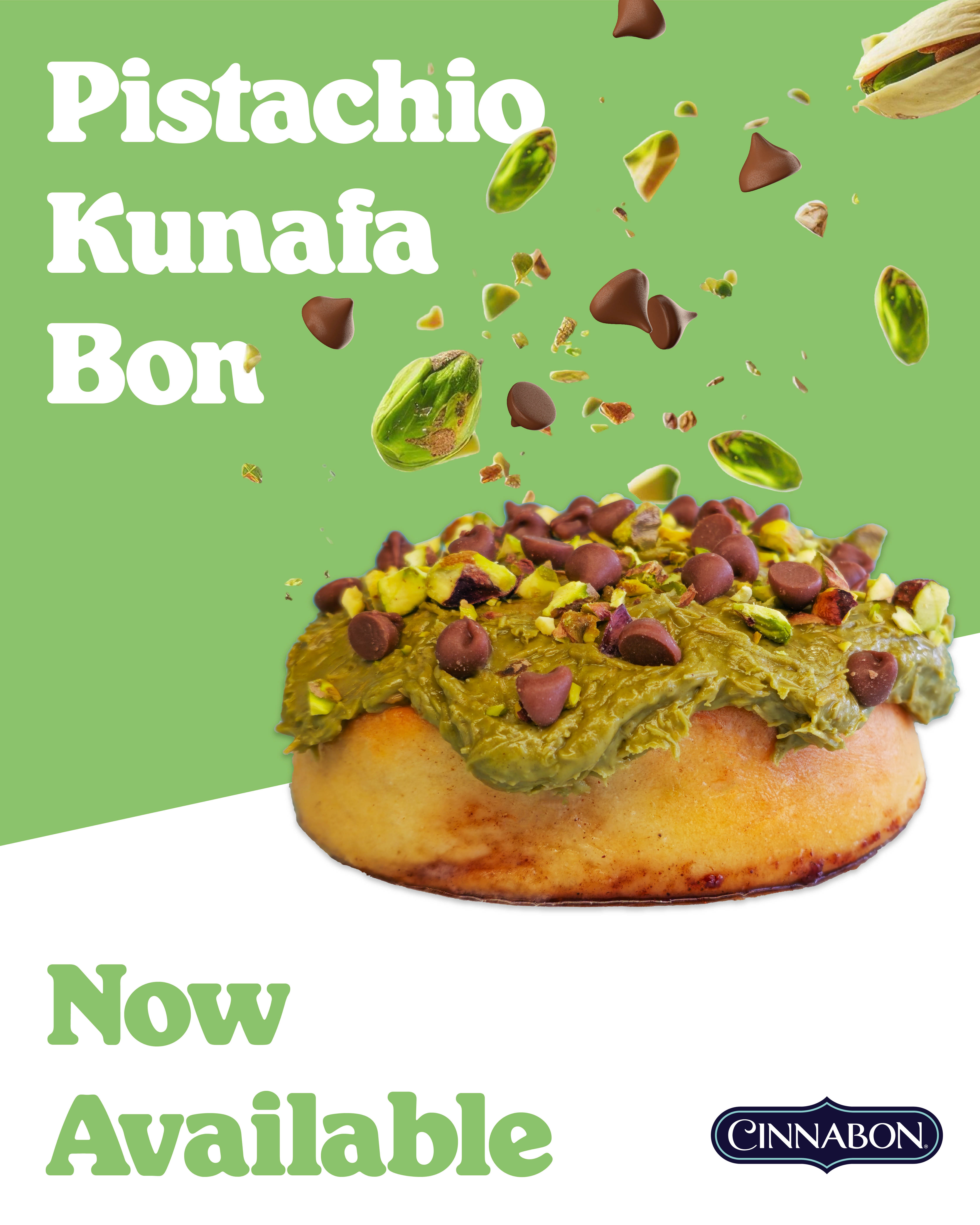 Get Ready Cinnafans: Pistachio Kunafa ChocoBon