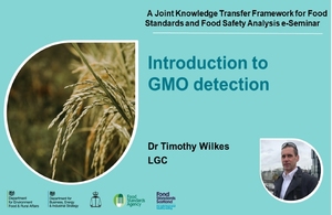 GMO Detection e-Seminar