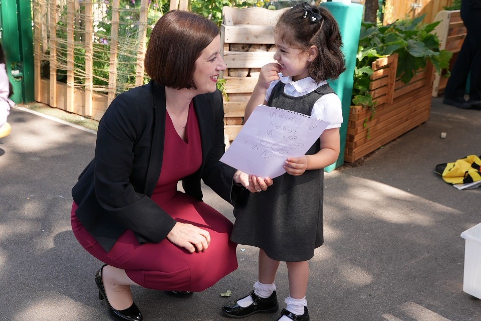 Government Delivers Thousands More School-Based Nursery Places