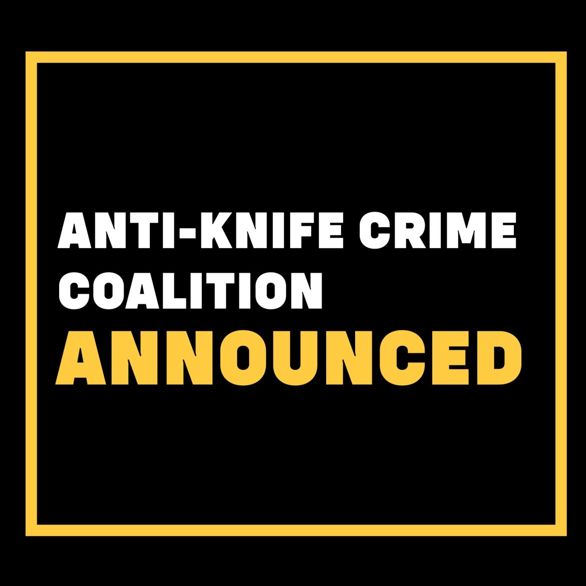 Government to Launch New Coalition to Tackle Knife Crime