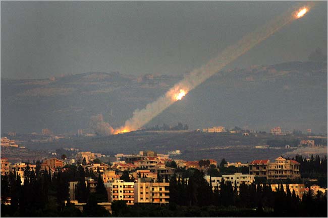 Hezbollah Rocket Attacks Into Israel