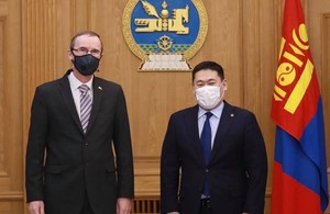 HMA Philip Malone Met With Prime Minister L.Oyun-Erdene