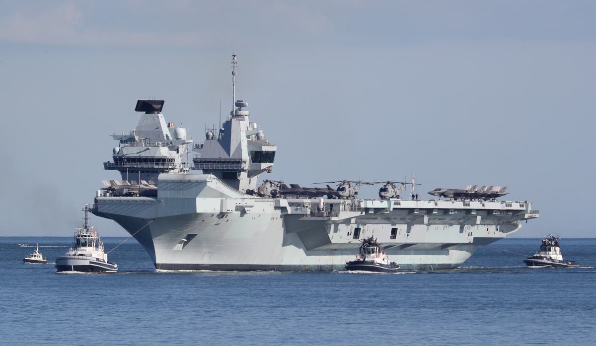 HMS Queen Elizabeth Returns Home