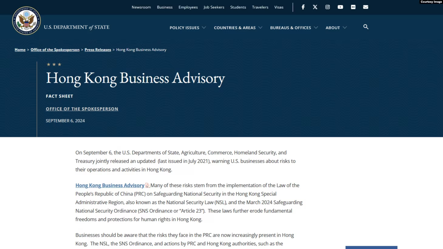 Hong Kong Business Advisory