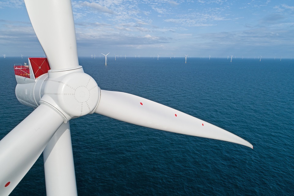 A turbine at Hornsea 1. Credit Orsted.