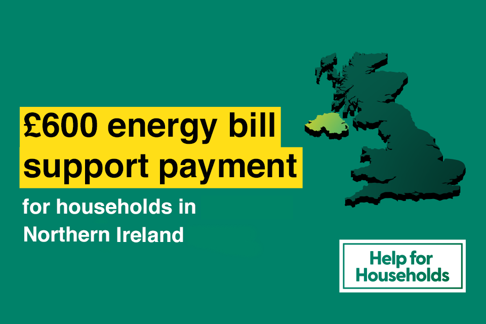Households Across Northern Ireland to Start Receiving £600 UK Taxpayer-Funded Energy Support