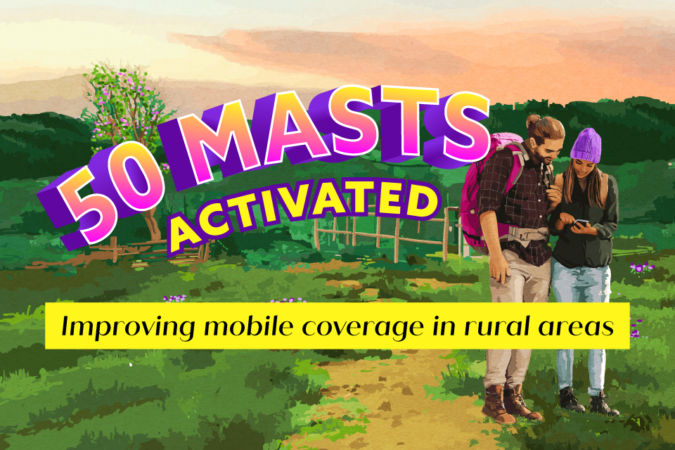 Huge Mobile Signal Boost Across UK Countryside Now Covering Area Larger than 66,000 Football Pitches