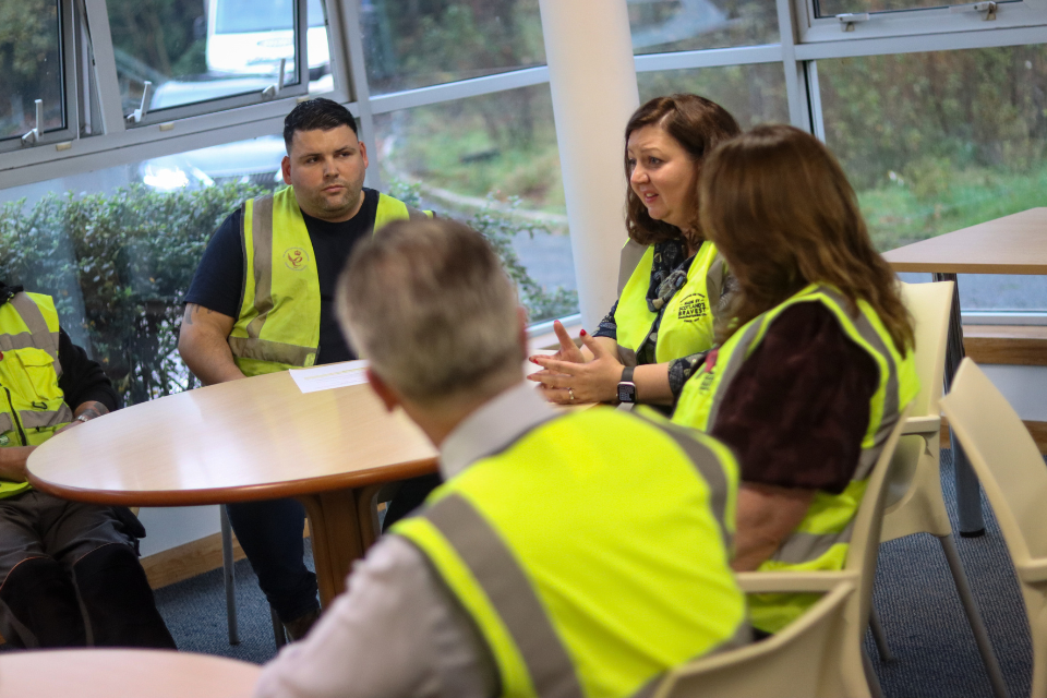 Kirsty McNeill Visits Scotland's Bravest Manufacturing Company