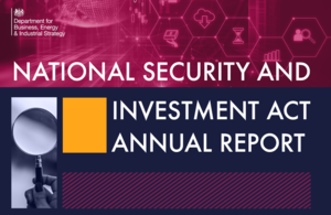 National Security and Investment Report Shows New System is Working