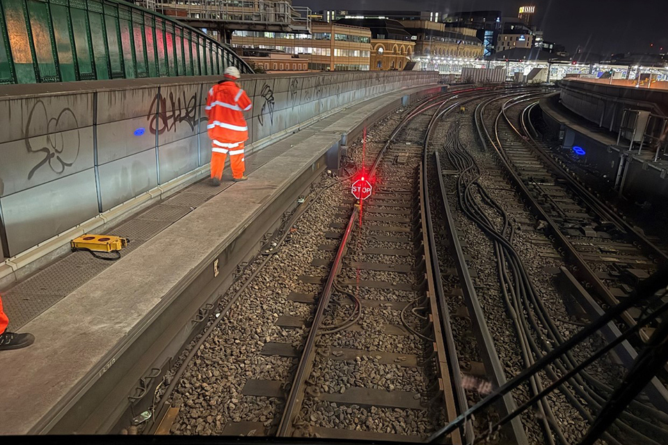 Near Miss with Staff at London Bridge