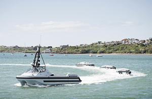 The SWEEP autonomous minehunter contract will support 25 jobs in Dorset, and 48 throughout the supply chain. Crown copyright