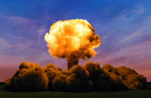 Nuclear test explosion