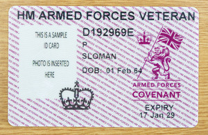 New Veterans ID Cards Rolled Out to Service Leavers