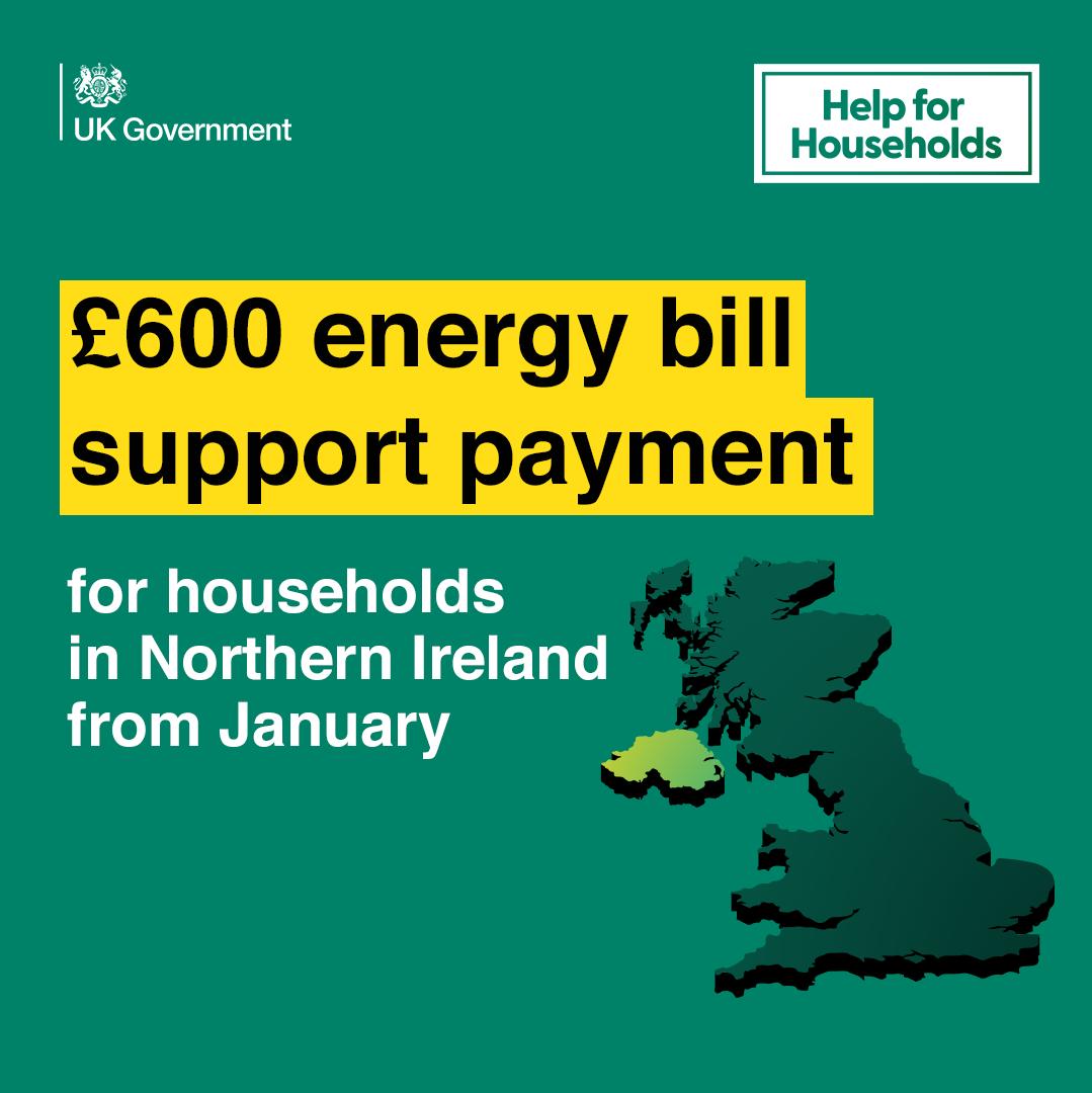 Northern Ireland Households to Receive Voucher Support for Energy Bills Starting in January
