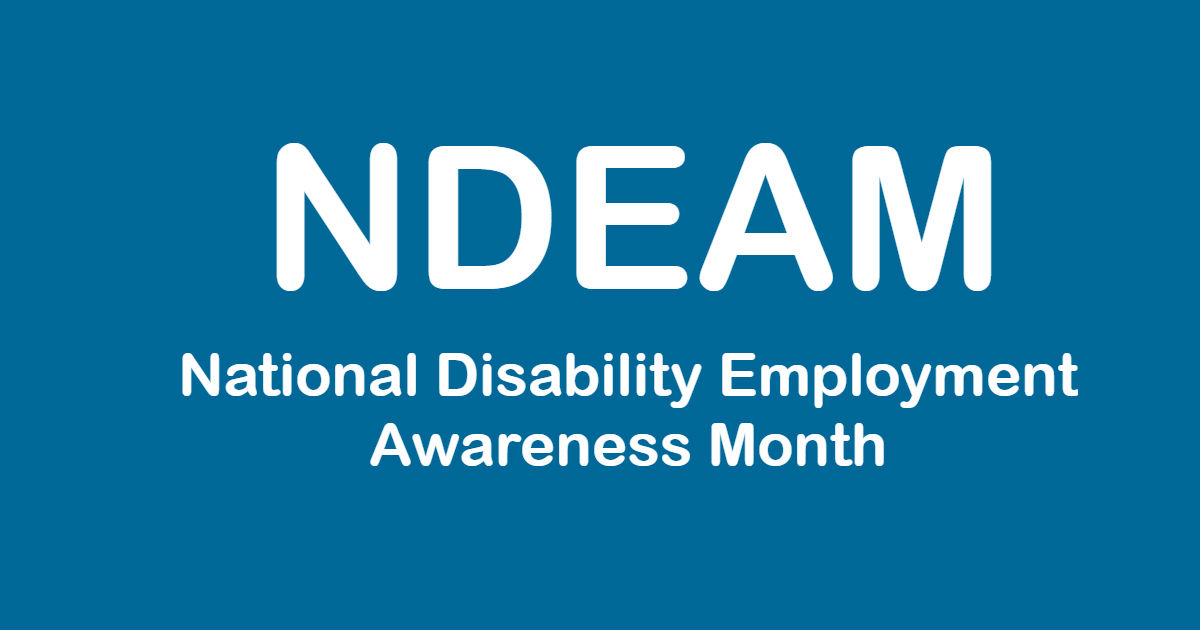 On National Disability Employment Awareness Month