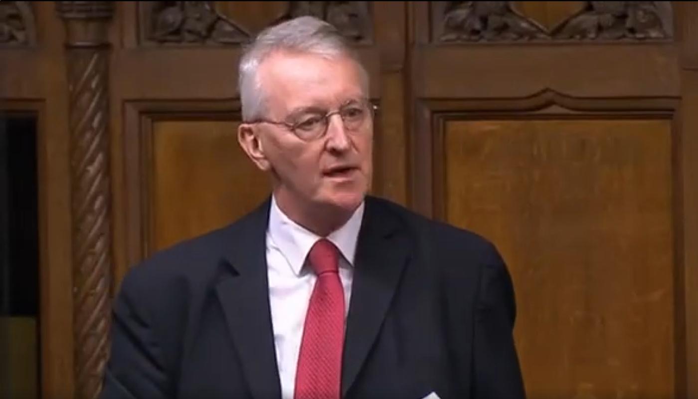 The Rt Hon Hilary Benn MP