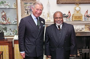 Prince Charles Sends Condolences to PNG on Death of its First Prime Minister