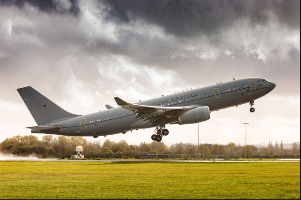 RAF Voyager Refuels Mid-Air With Sustainable Aviation Fuel
