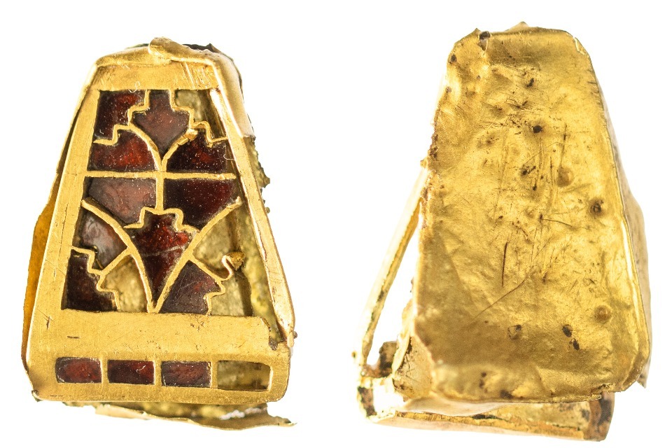 Rare Anglo-Saxon Gold Panel at Risk of Leaving the UK