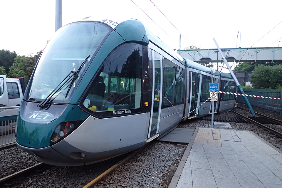 Report 02/2024: Derailment of a Tram at Bulwell