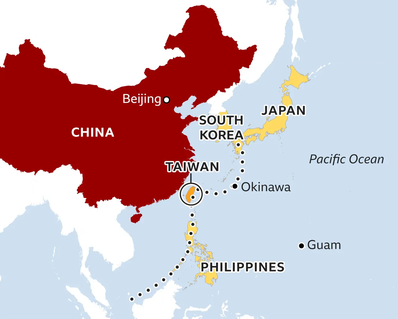 Response to China’s Military Exercise Near Taiwan