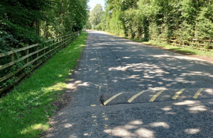 Road Workers Line Up to Improve Safety at Popular Country Park