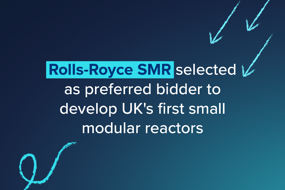 Rolls-Royce SMR Selected to Build Small Modular Nuclear Reactors